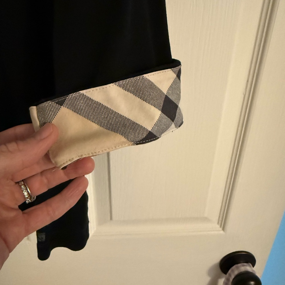 Burberry Black Garment with Logo Detail
